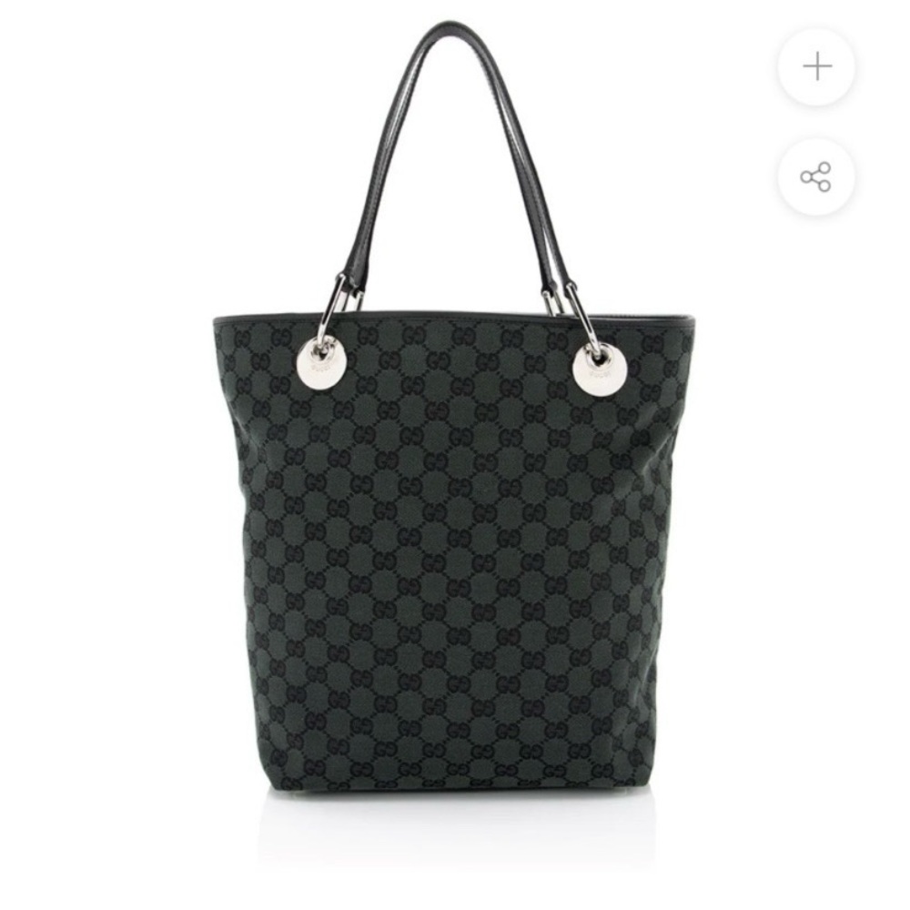 Gucci Gg Canvas Eclipse Medium Authentic Tote - image 1